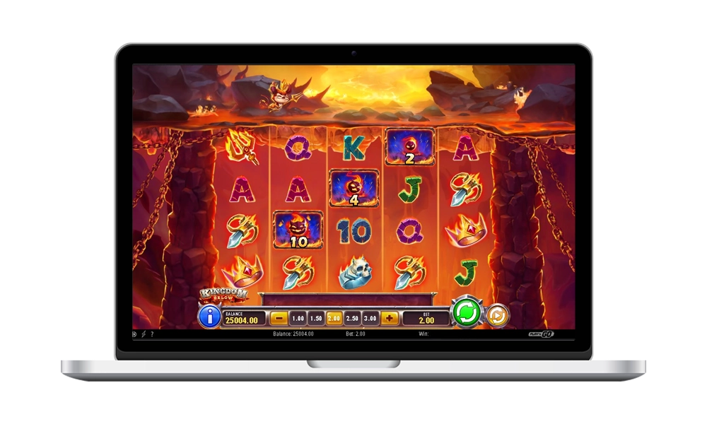 kingdom below game play'n go